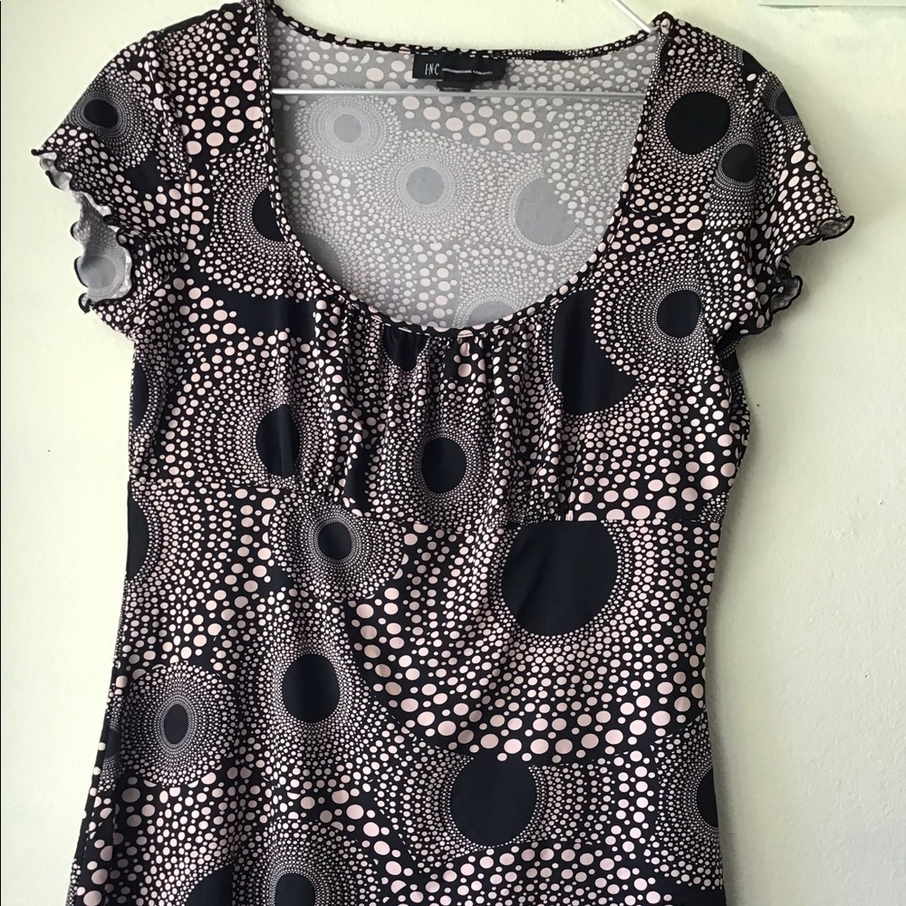 COPY - I.N.C. Pink/Black blouse